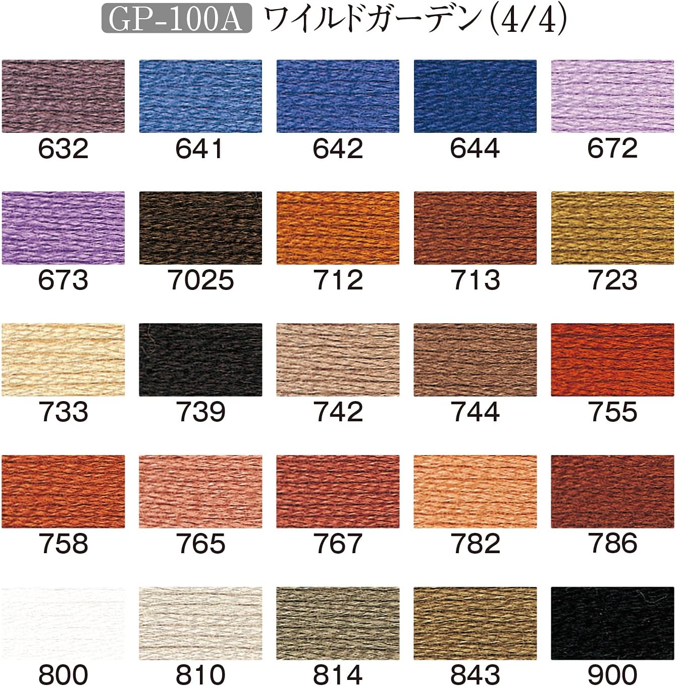 Canon RF-S 18-45mm F4.5-6.3 IS STMレンズ オリムパス製絲 (Olympus Thread) 刺しゅう糸 『GARDEN PARTY 刺しゅう